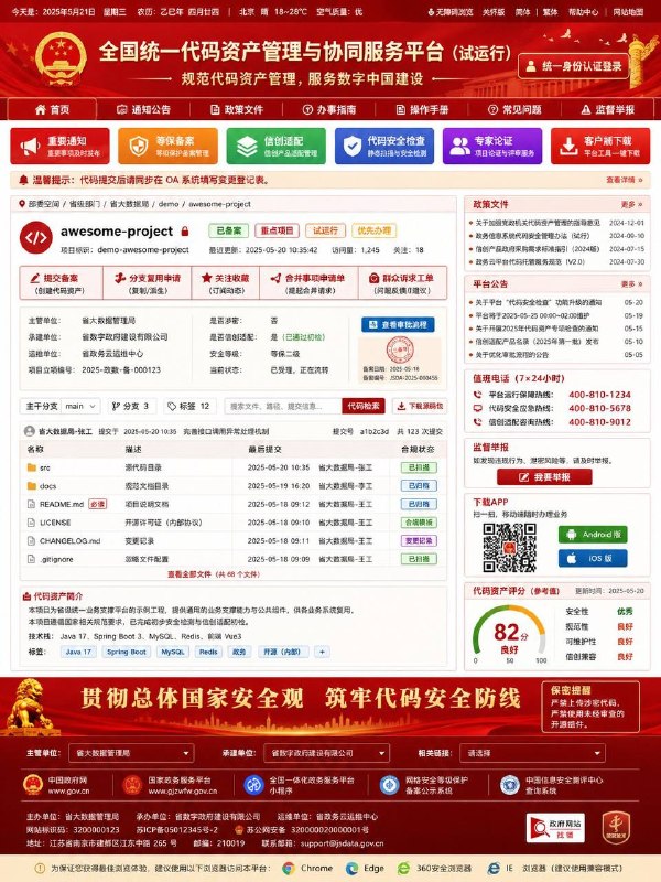 如果是中国政府开发 GitHub 的话