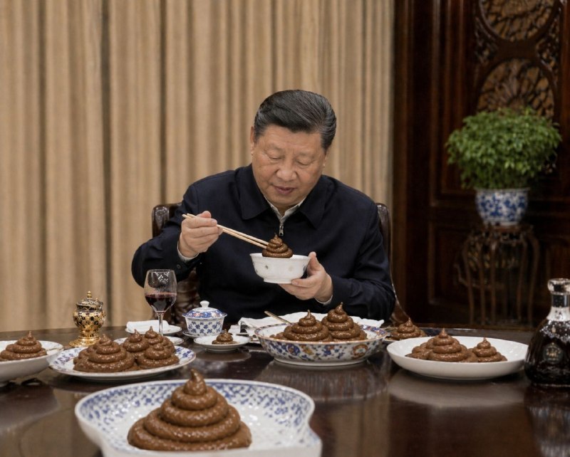 习总起来吃早餐