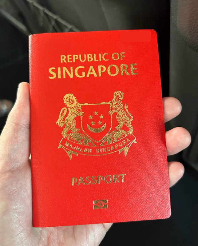 推特老外宣，自称在新加坡的小A，用reddit上盗的图（右图为原图）装自己的护照