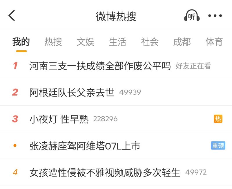 中国媒体和热搜封杀梅