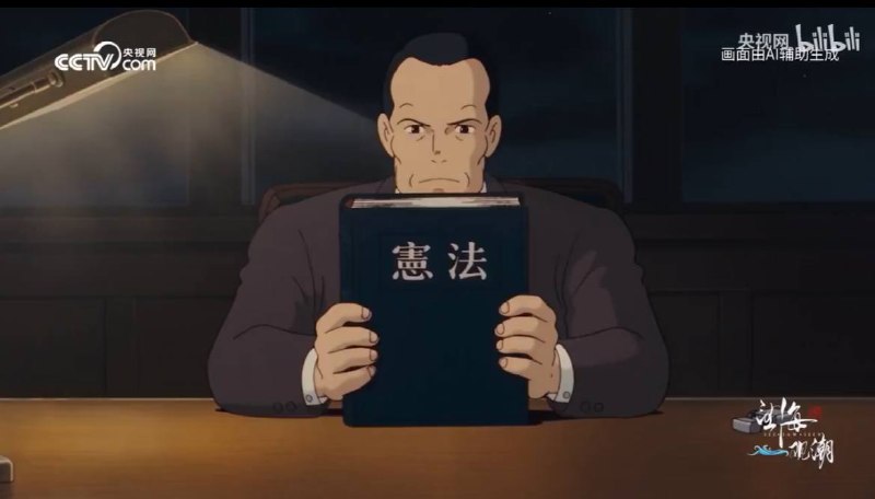 喉舌做的骂日本的AI片子，但我觉得更像在骂习近平，中宣部里有敌人啊主席