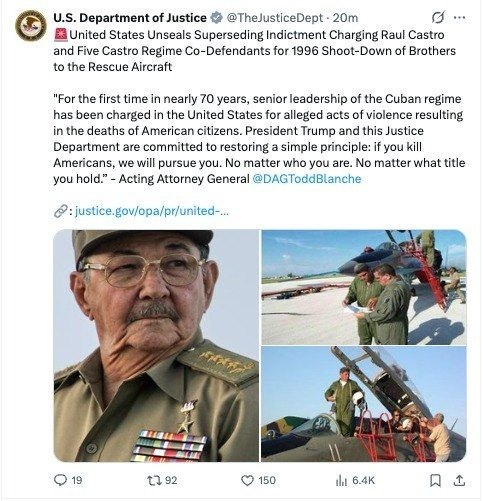 美国司法部正式起诉古