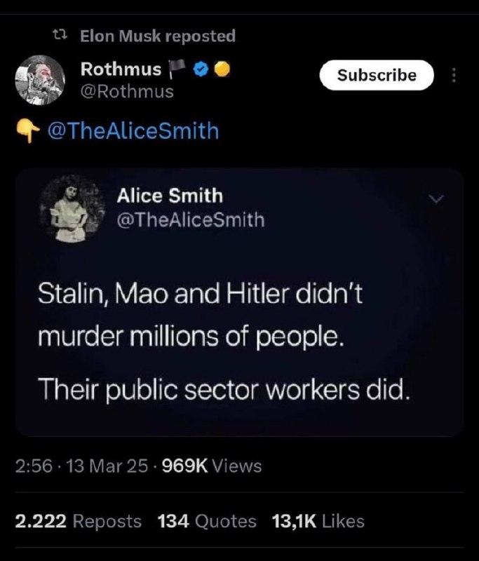 马斯克一度转载的帖文