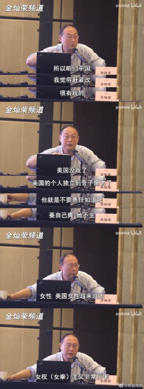 金灿荣谈生育率低下（3）