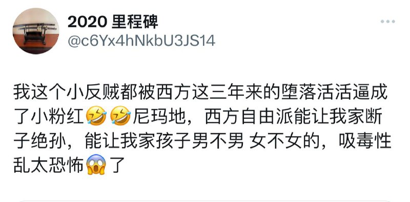 你是你妈逼的“小反贼”😅最后一代的傻逼矿渣还“被西方政治正确弄得断子绝孙”，能说出你这置顶的绝对一秒反贼都没当过