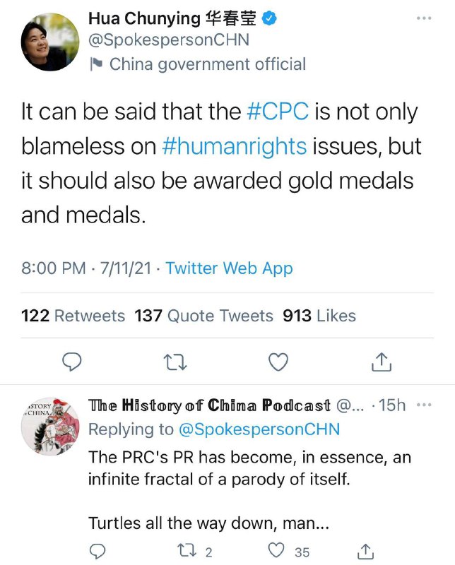 原来华战狼发的英文推文是用“谷歌翻译”翻译外交部副部长乐玉成的话，不做修改就发出来，难怪看着怪怪的，真是丢南京大学英语系的脸