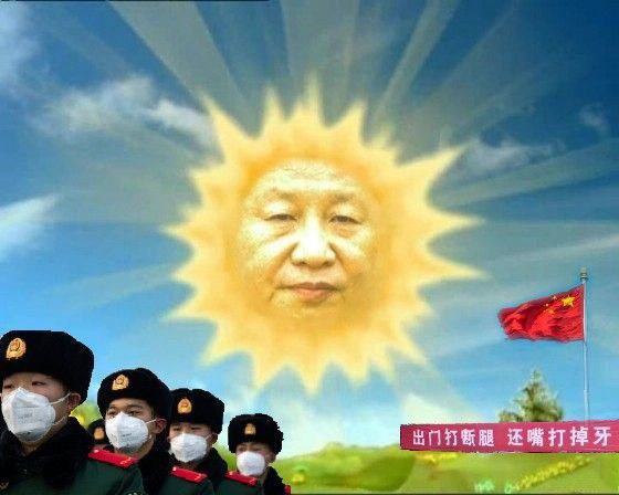 来自群友二创小编作品在习太阳的照耀下，听党指挥、能打胜仗、作风优良👍