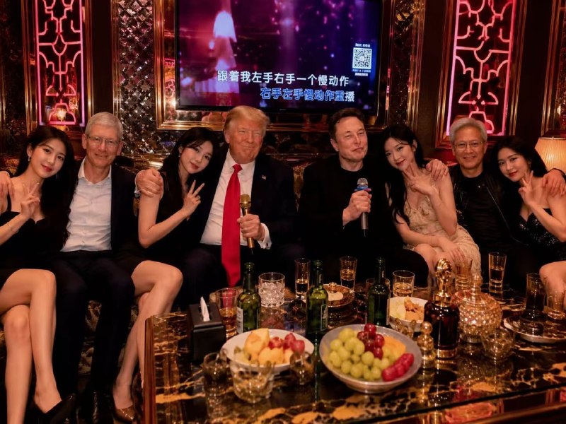 去KTV唱歌了（图为AI生成）