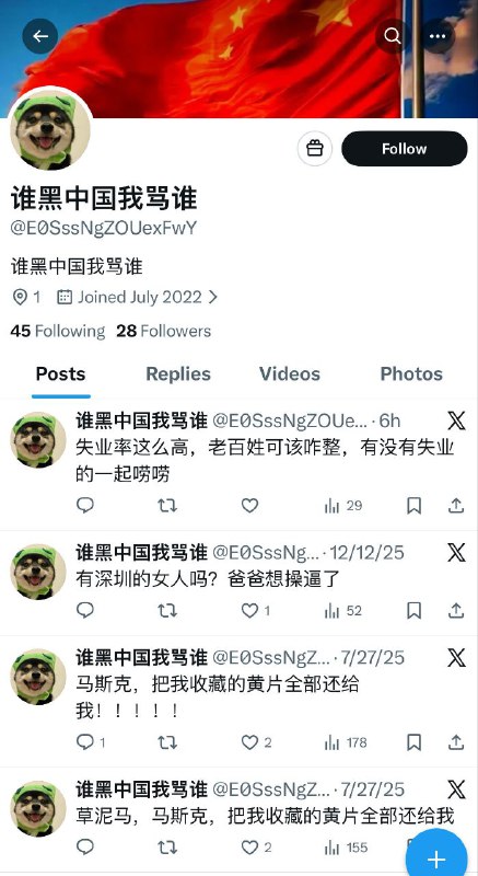 是谁在黑中国？🫠😎 匿名投稿