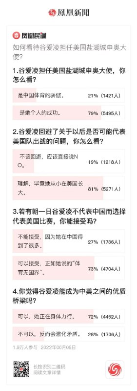 大部分中国人支持谷爱凌投稿By