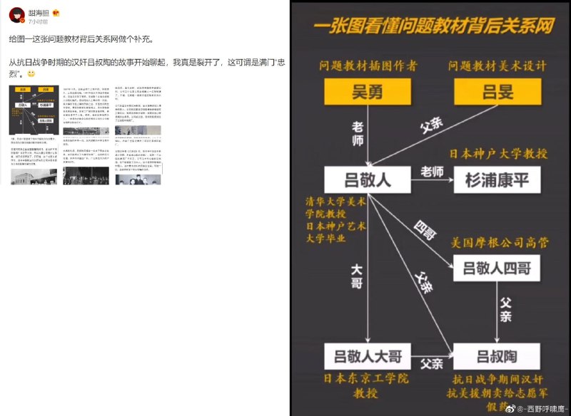 粉红开始扒教材相关人士背景，中央政治局常委·俞正声笑了🤡投稿By
