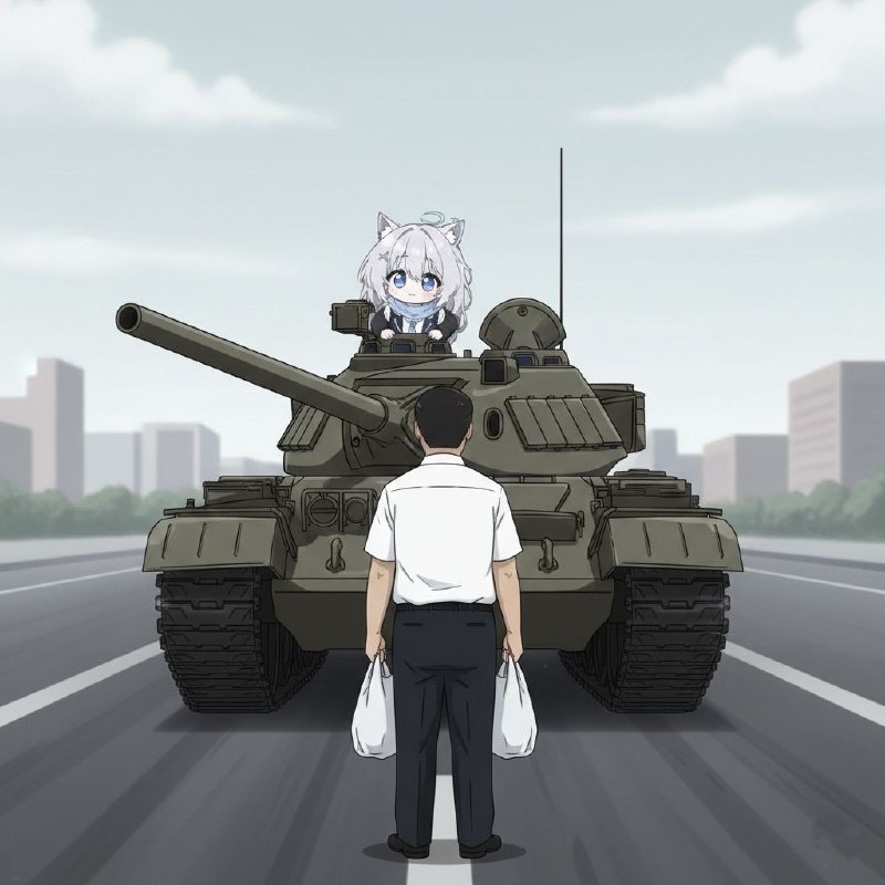 让习近平当一把坦克人