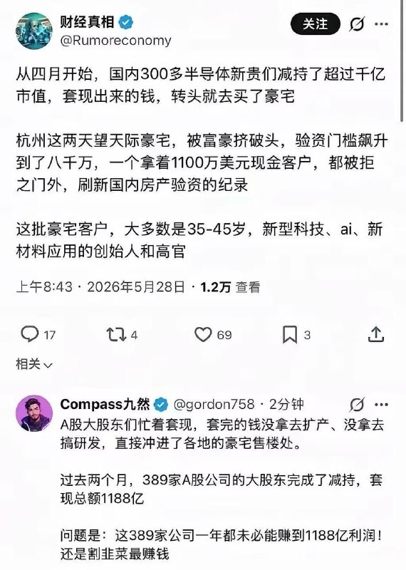 科技的尽头原来是房地产😎 匿名投稿