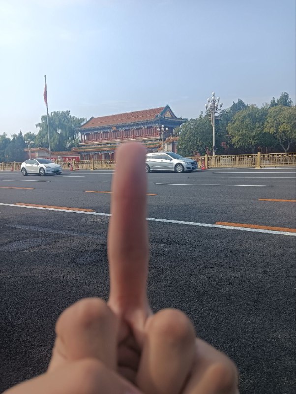 去你妈的国庆！去你妈的习近平！#中指革命