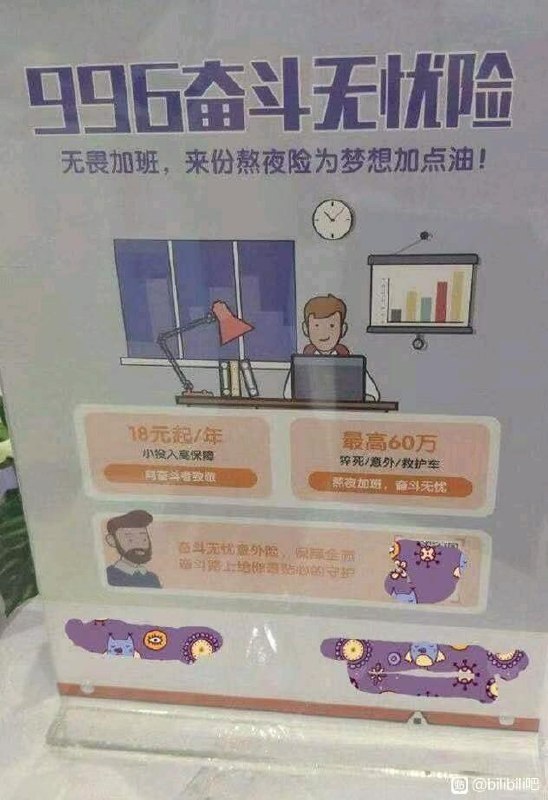 太棒了！猝死的话血赚60万，可以安心996了！很暖心❤️