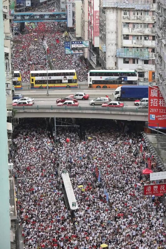 可叹当年香港人民的抗争，全世界都视而不见