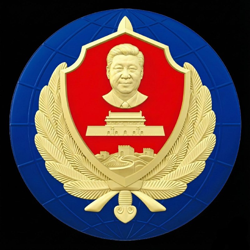 #Gemini3Pro 做的这个习近平新时代墙国国安部部徽是真的顶👍👍👍