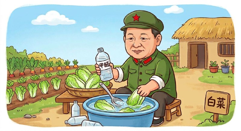 中共专家最近在洗白甲醛白菜