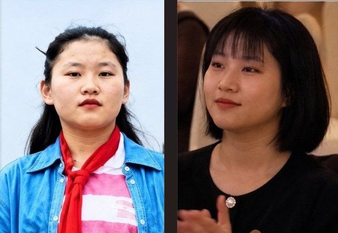 考慮到年齡差異（少年→青年，臉部會因發育、體重、妝容、角度而改變），視覺相似度大約在 70–85% 之間