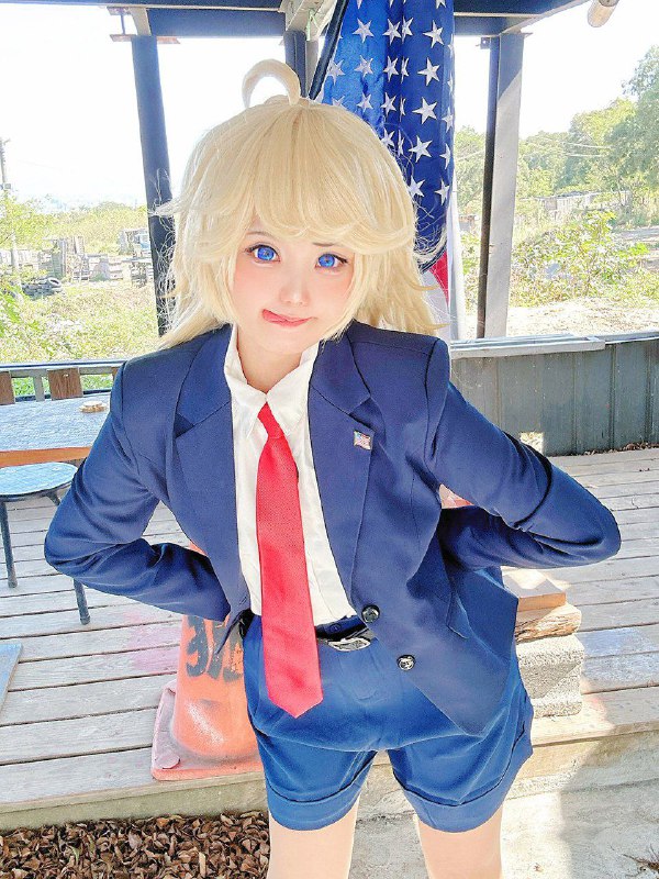 喜欢我特朗普大总统吗🥰Donald J. Trump chan 🇺🇸🗽トランプ大統領❤️💙