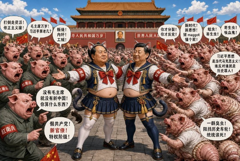 不要再吵啦～你們都是我的豬豬🥰！不要再吵啦～你們都是我的豬豬🥰！