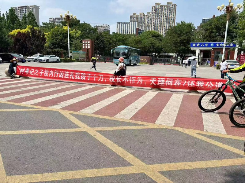 张店八中初二年级学生持刀捅人投稿By